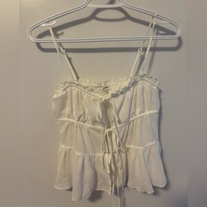 Garage White Camisole Top